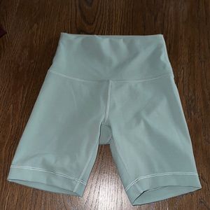 Light Blue LuluLemon Shorts